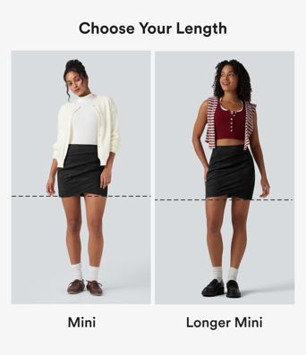 High Waisted Ruched Crossover Hem Bodycon Mini Suede Casual Skirt