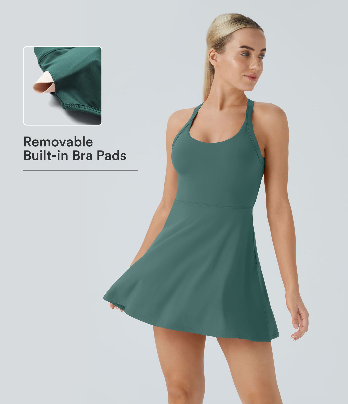 Backless Twisted Active Dress