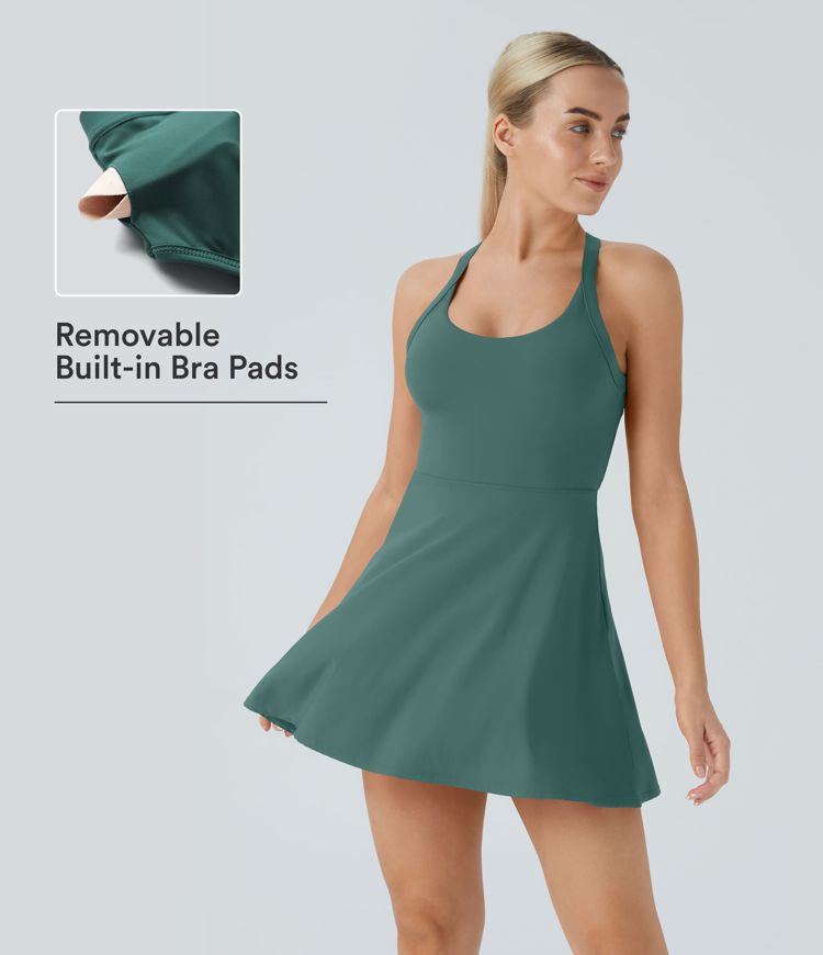 Backless Twisted Active Dress