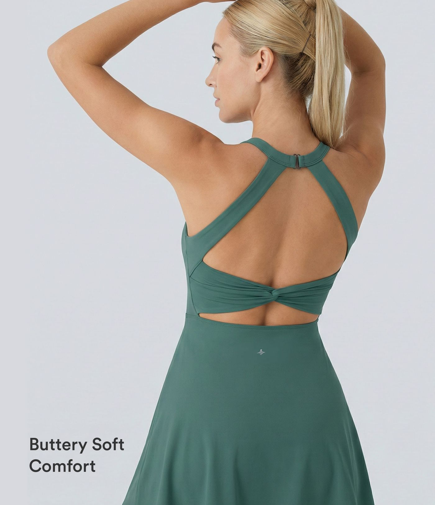 Backless Twisted Active Dress