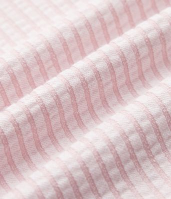 High Waisted Midi Stripes Crinkle Cotton Casual Flowy Skirt with Pockets