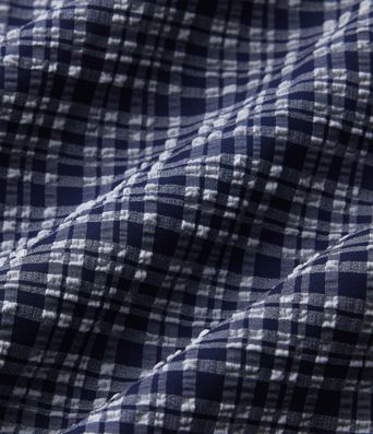 High Waisted Crinkle Plaid Casual Trousers with Pockets