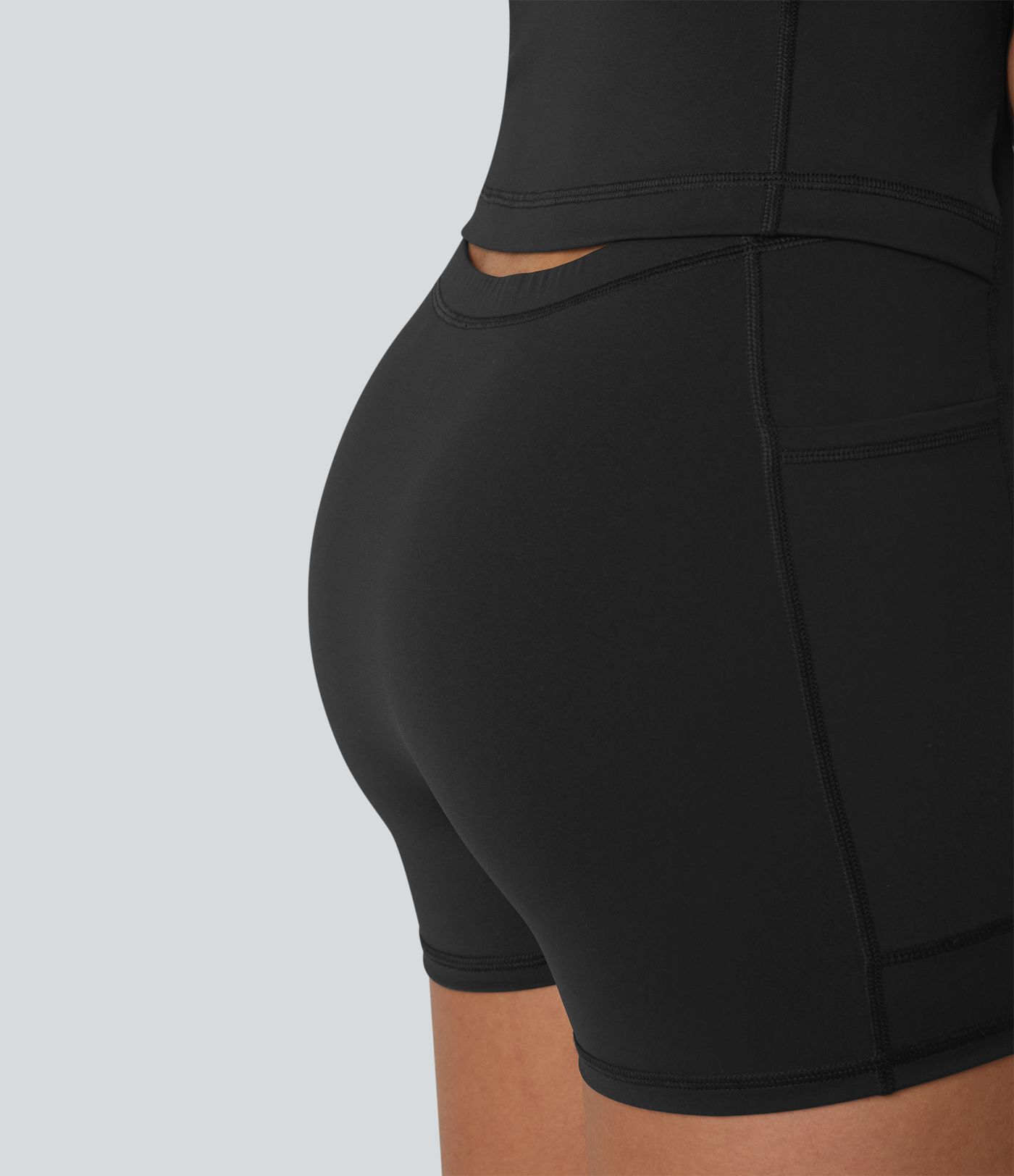 2-in-1 Plaid Crinkle Quick Dry Mini Tennis Active Dress with Pockets-Easy Peezy Edition