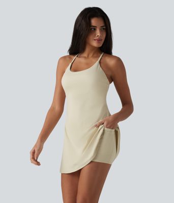 Softlyzero™ Plush Backless Active Dress-Easy Peezy Edition