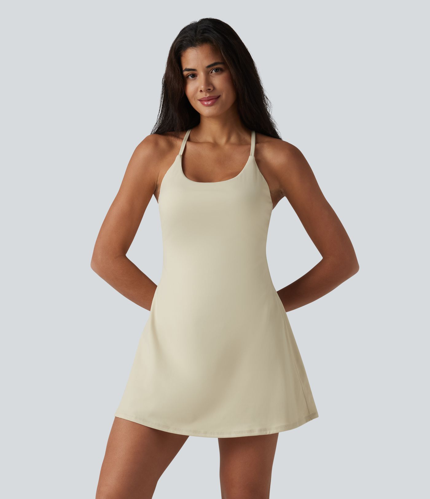 Softlyzero™ Plush Backless Active Dress-Easy Peezy Edition