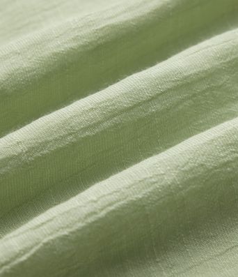 Pantalon large fluide décontracté taille haute aspect lin avec poches