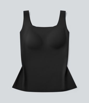 Built-in Bra Casual Tank Top B-E Cups