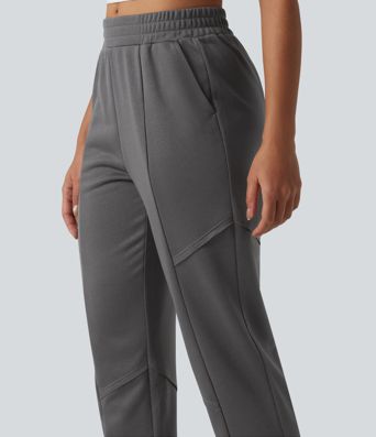 Lässige, schmal zulaufende Jogginghose mit mittelhohem Bund und Seitentaschen