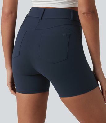 Halara UltraSculpt™ High Waisted Casual Biker Shorts 5'' with Pockets