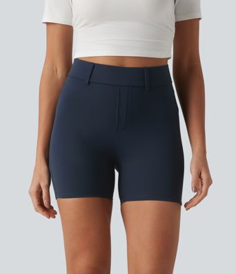 Halara UltraSculpt™ High Waisted Casual Biker Shorts 5'' with Pockets