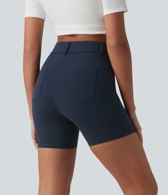 Halara UltraSculpt™ High Waisted Casual Biker Shorts 5'' with Pockets