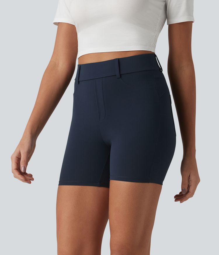Halara UltraSculpt™ High Waisted Casual Biker Shorts 5'' with Pockets