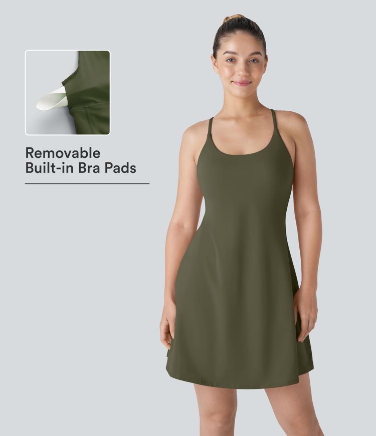 SoftlyZero™ Plush Backless Active Dress-Longer Length-Easy Peezy Edition