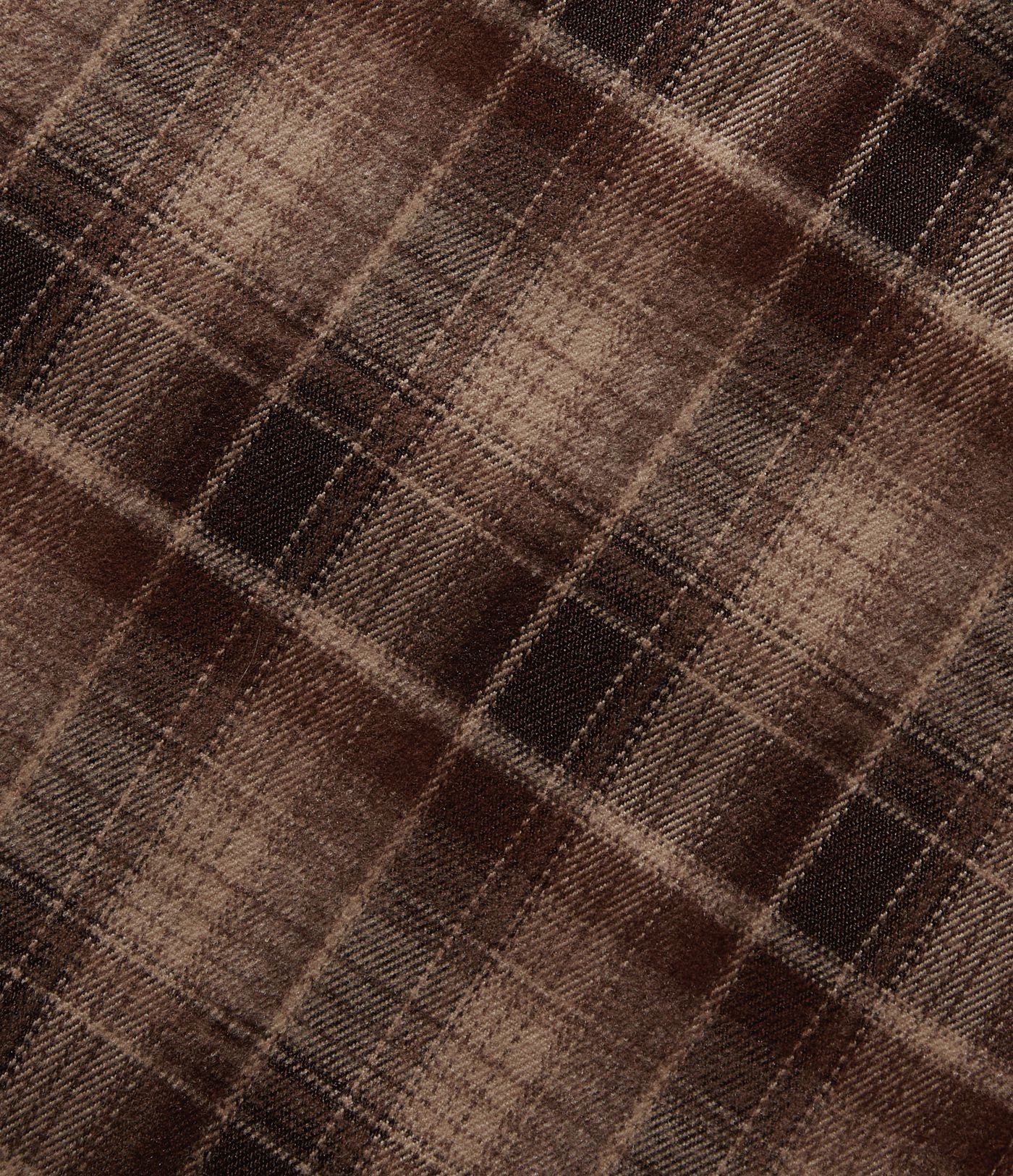 Jupe midi tailleur trapèze taille mi-haute à carreaux tartan, avec poches