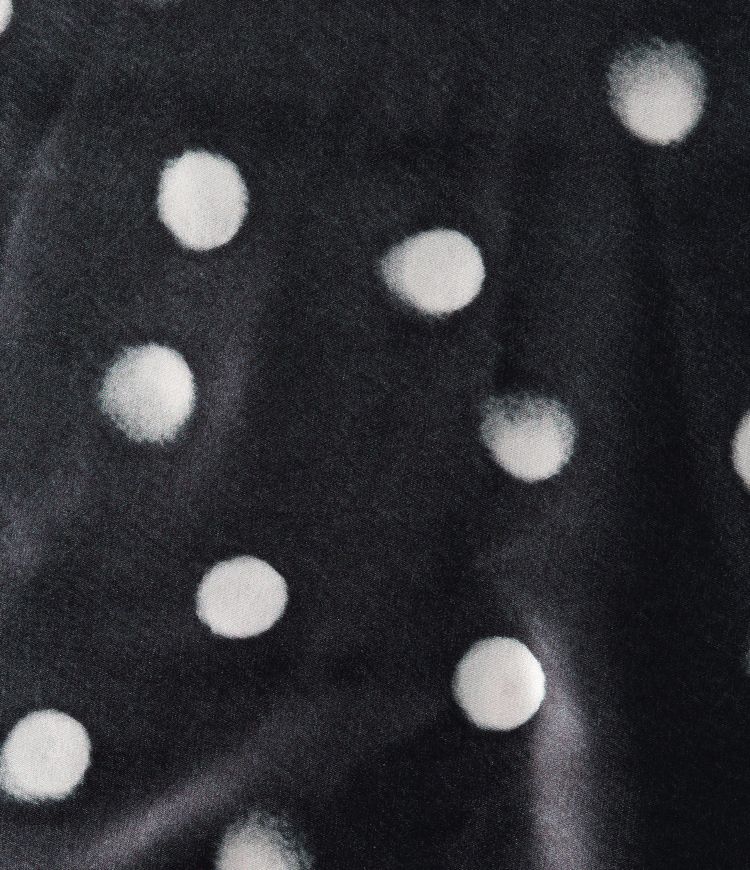Robe mariage maxi en satin à pois froncée avec fermeture éclair invisible et lien noué dans le dos pour demoiselle d'honneur et invitée de mariage