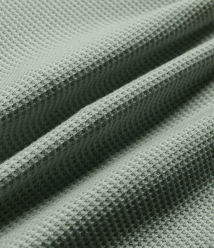 Round Neck Sleeveless Waffle Mini Cotton Dress with Pockets