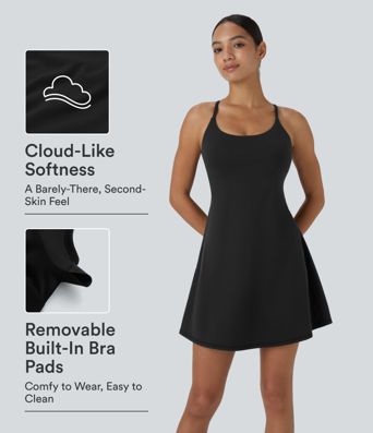 SoftlyZero™ Plush Backless Active Dress