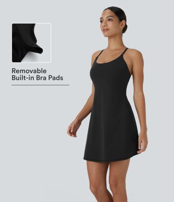 SoftlyZero™ Plush Backless Active Dress