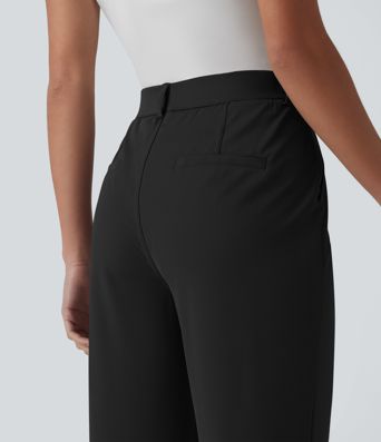 Golf-Hose mit hohem Bund, Seitentaschen und geradem Bein - schnelltrocknend, UPF40+ Golf-Hose mit hohem Bund, Seitentaschen und geradem Bein - schnelltrocknend, UPF40+