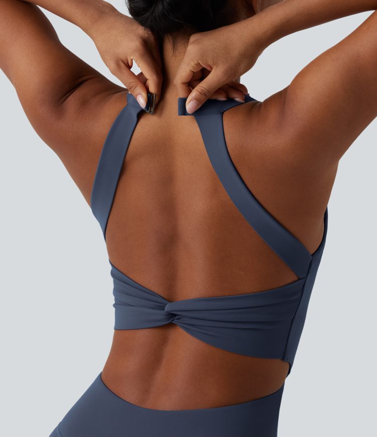 Halara UltraSculpt™ Tummy Control Bootcut Training Jumpsuit with Pockets-Easy Peezy Edition