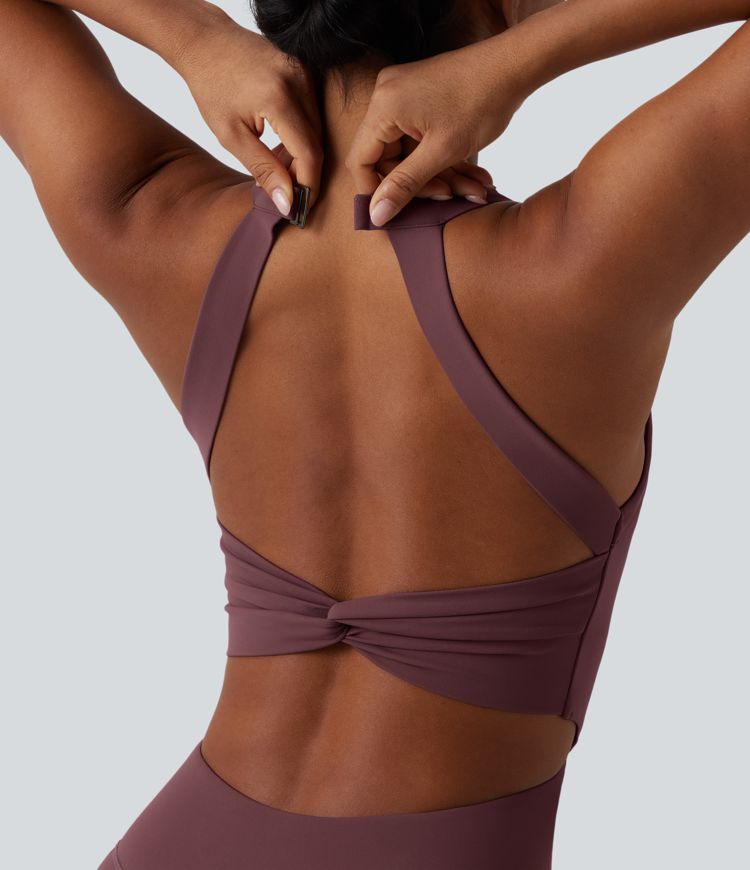 Halara UltraSculpt™ Tummy Control Bootcut Training Jumpsuit with Pockets-Easy Peezy Edition