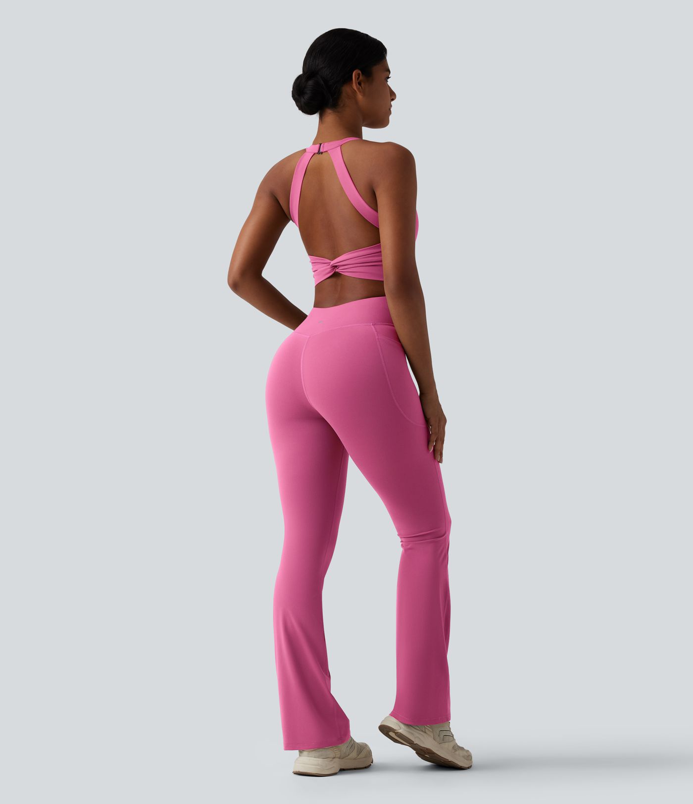 Halara UltraSculpt™ Tummy Control Bootcut Training Jumpsuit with Pockets-Easy Peezy Edition