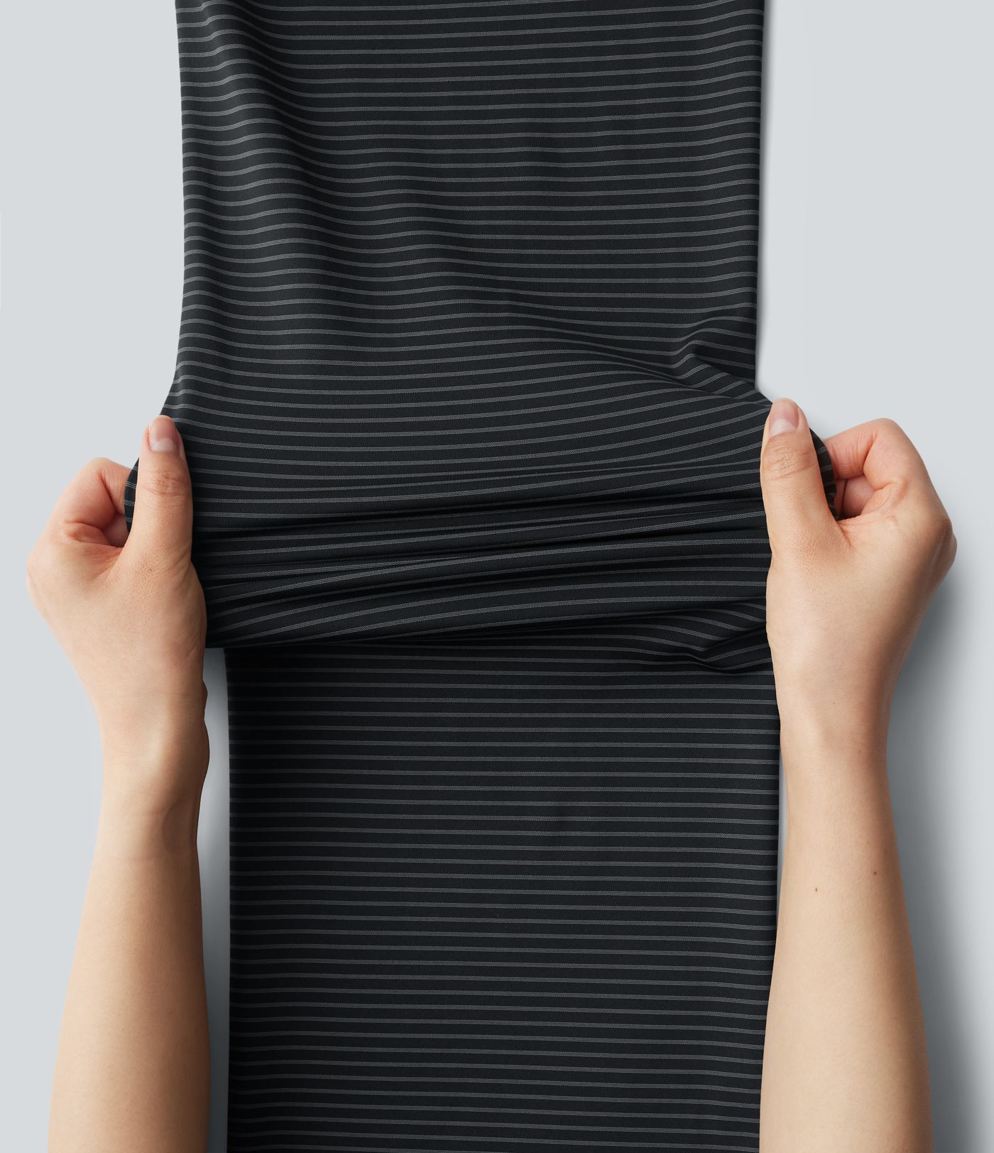 High Waisted Crossover Tummy Control Straight Leg Stripe Yoga Pants with Pockets