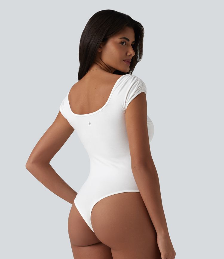 Short Sleeve Casual Bodysuit