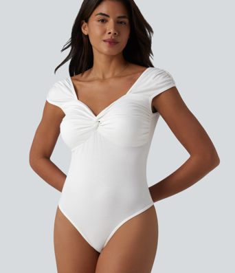 Short Sleeve Casual Bodysuit