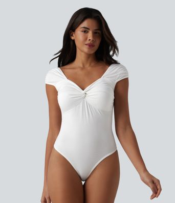 Short Sleeve Casual Bodysuit