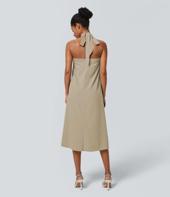 Breezeful™ High Waisted Wrapped Tie Back Quick Dry Skirt