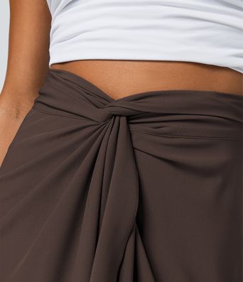 Breezeful™ High Waisted Wrapped Tie Back Quick Dry Skirt
