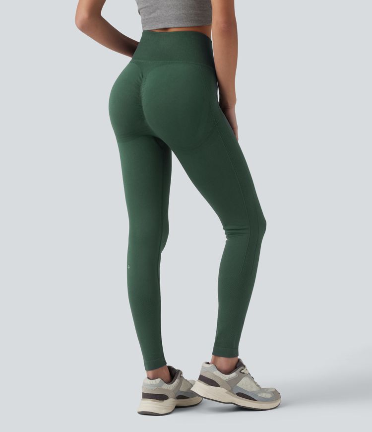 OneForm Seamless Flow High Waisted Tummy Control Butt Lifting Yoga Leggings