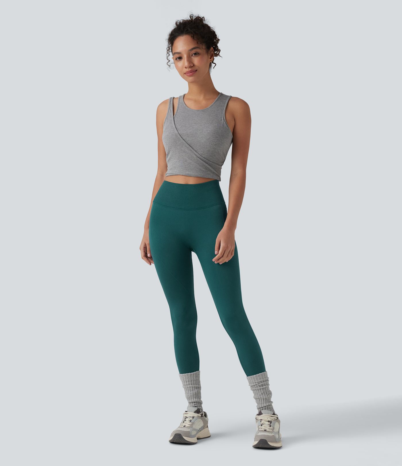 OneForm Seamless Flow High Waisted Tummy Control Butt Lifting Yoga Leggings