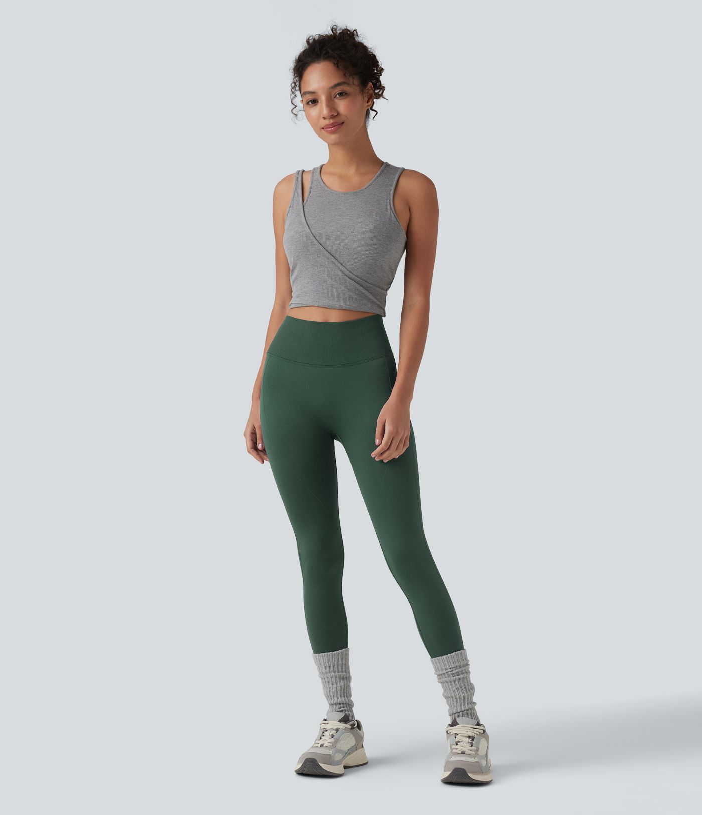 OneForm Seamless Flow High Waisted Tummy Control Butt Lifting Yoga Leggings