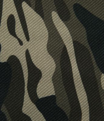 Casual wide-leg camouflage cargo pants with mid-rise waist, drawstring, and pockets