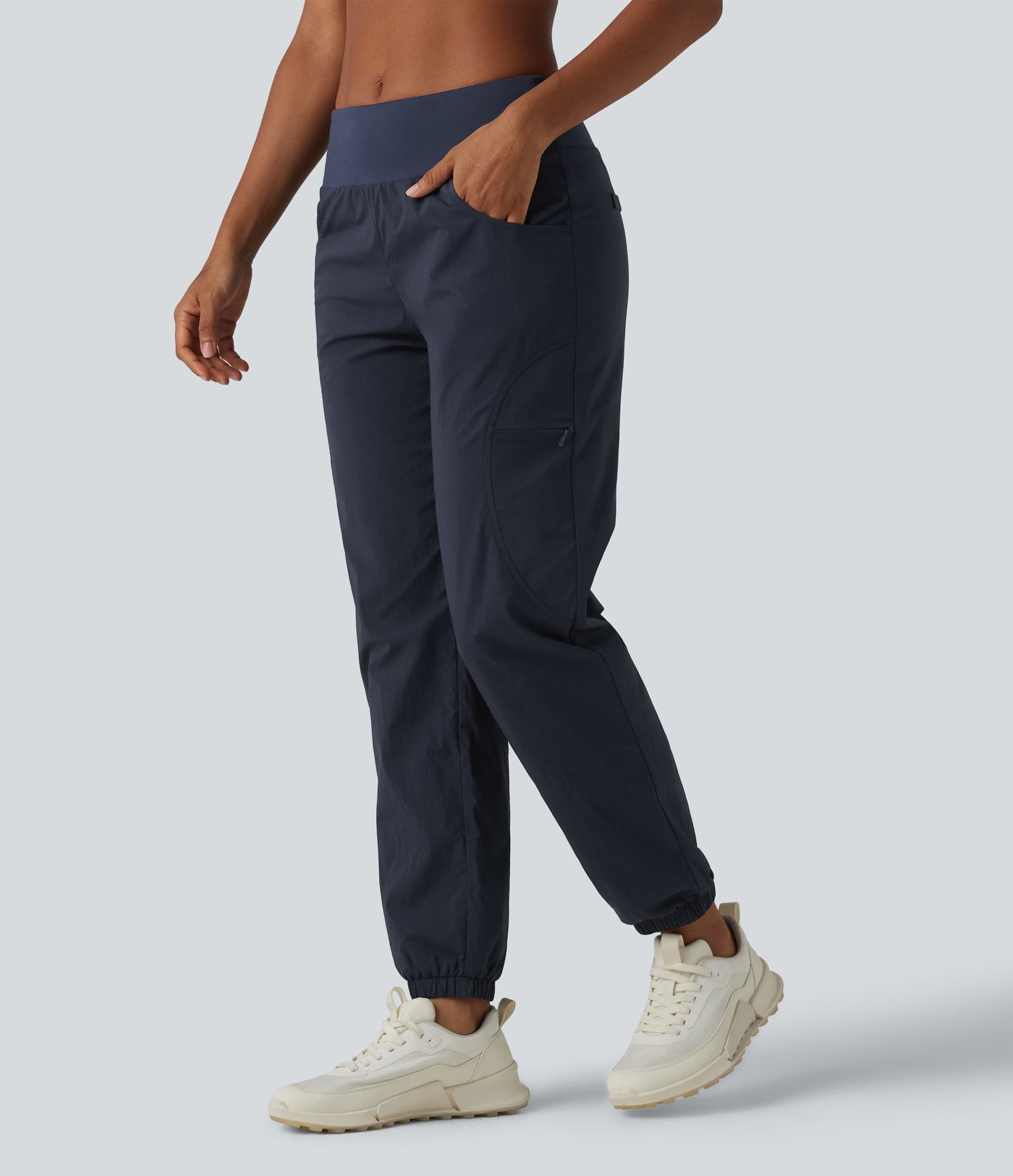 Low Rise Hiking Joggers with Pockets