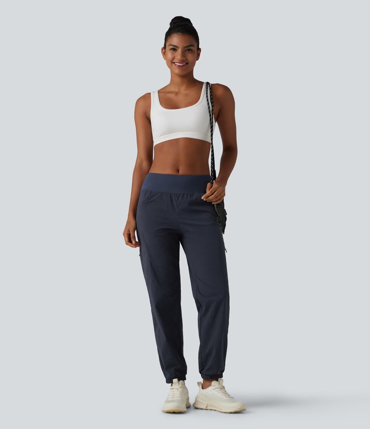 Low Rise Hiking Joggers with Pockets