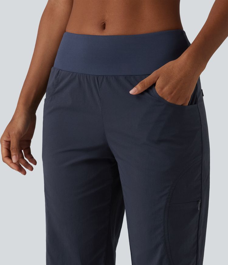 Low Rise Hiking Joggers with Pockets