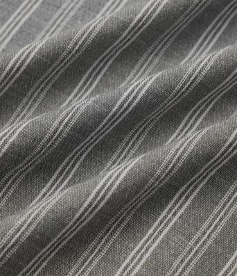 Corset Lace Up Stripe Flowy Midi Casual Slip Dress with Pockets