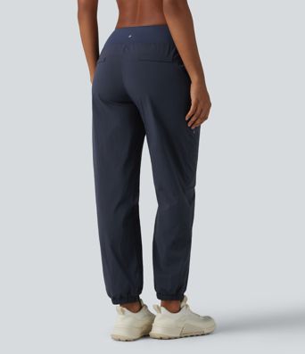 Low Rise Hiking Joggers with Pockets