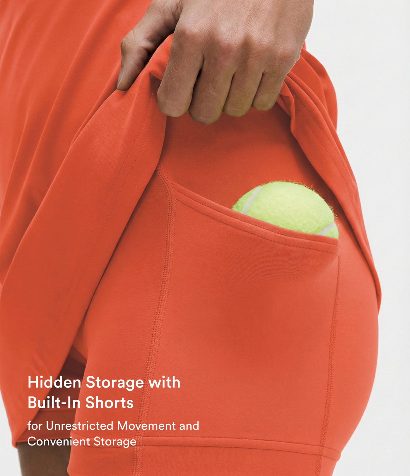 Everyday Softlyzero™ Airy Vestido deportivo tacto fresco 2 en 1 sin espalda - Euphoria Air - Vestido más largo tirante ajustable-UPF50+