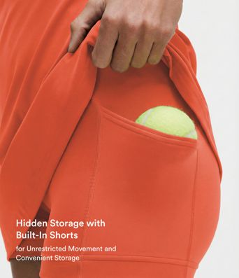 Everyday Softlyzero™ Airy Vestido deportivo tacto fresco 2 en 1 sin espalda - Euphoria Air - Vestido más largo tirante ajustable-UPF50+