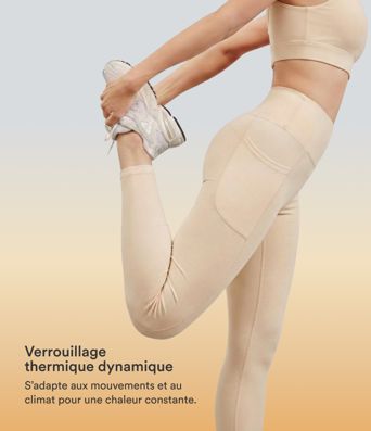 Legging chauffant taille haute Halara HeatCore avec poches