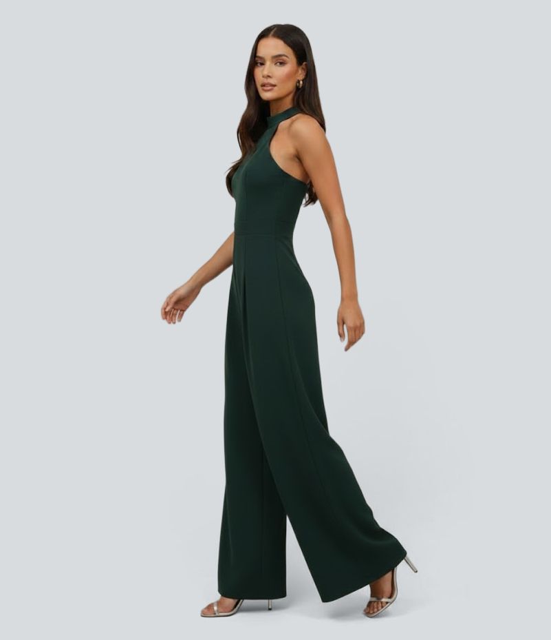 Halter Casual Jumpsuit-Easy Peezy Edition