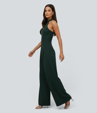 Halter Casual Jumpsuit-Easy Peezy Edition