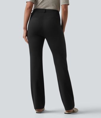 Halara Flex™ High-waisted Herringbone Suit Work Bootcut Pants with Pockets
