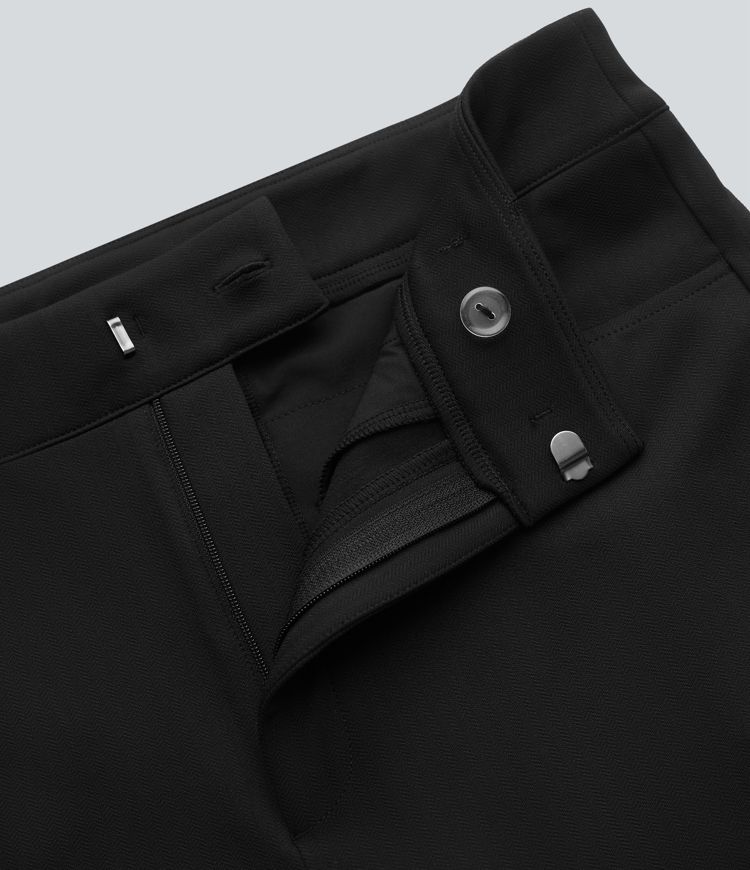 Halara Flex™ High-waisted Herringbone Suit Work Bootcut Pants with Pockets