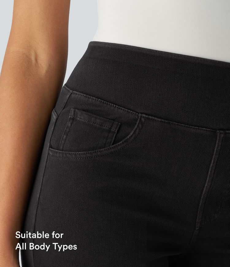 Halara Flex™ High Waisted Pockets Straight Leg Work Jeans