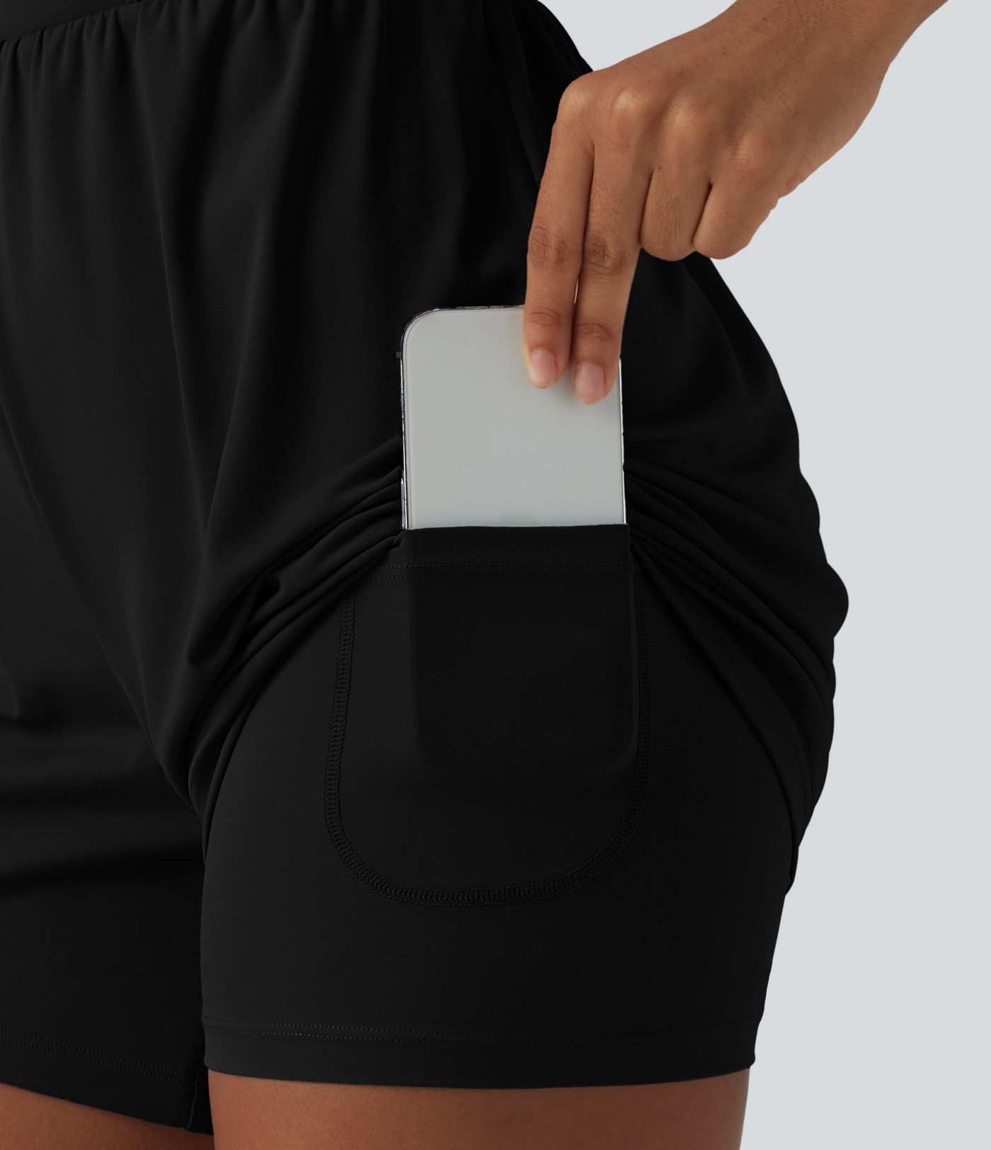 SoftlyZero™ Airy Twisted Backless Adjustable Straps 2-in-1 Built-in Bra Cool Touch Yoga Romper with Pocket-Easy Peezy SoftlyZero™ Airy Twisted Backless Adjustable Straps 2-in-1 Built-in Bra Cool Touch Yoga Romper with Pocket-Easy Peezy